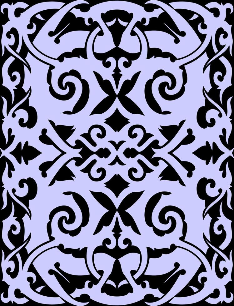 motif batik bornéo dayak. arrière-plan tribal. inspiration de conception de vecteur d'impression de tissu élégant. fond textile créatif pour la mode ou le tissu