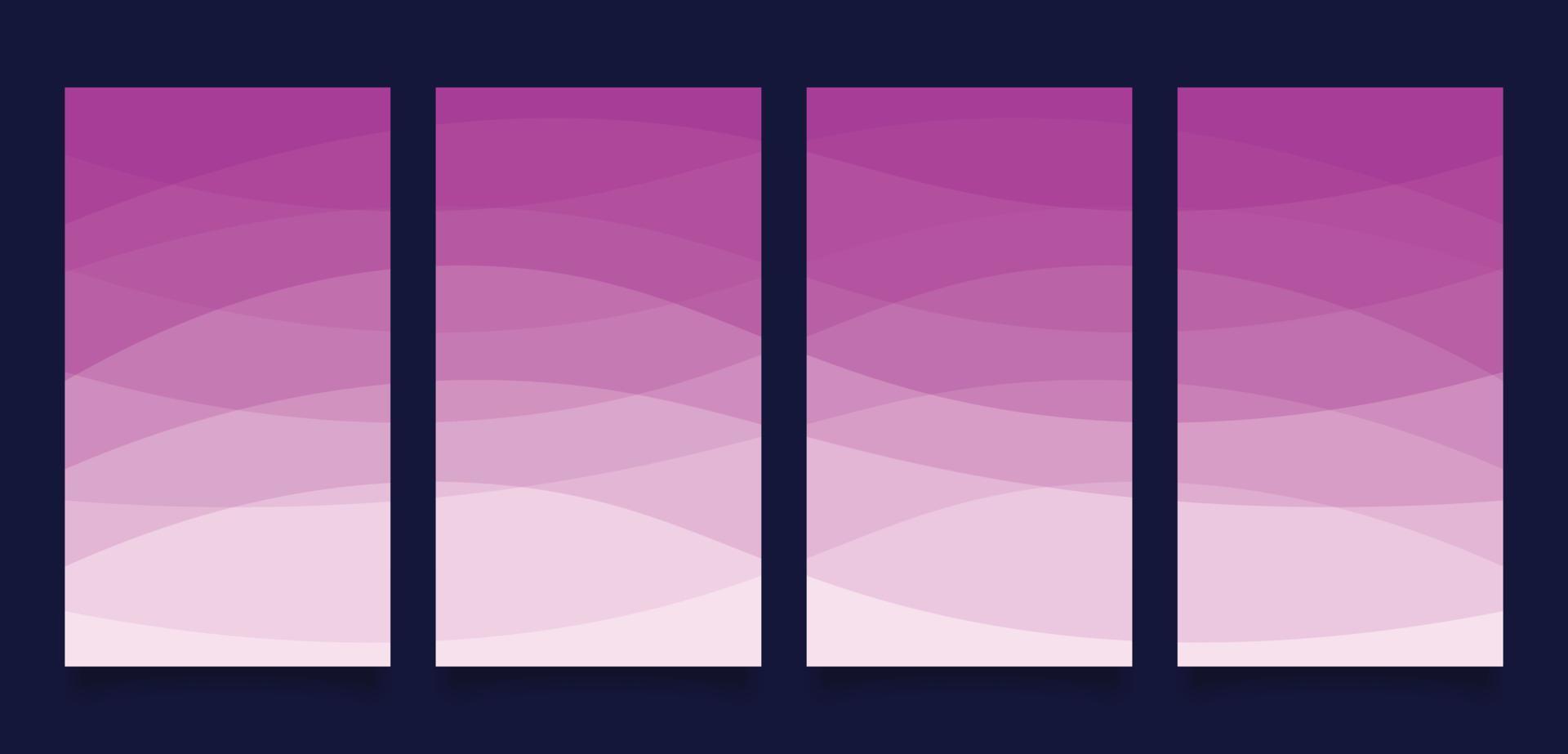 définir le vecteur premium abstrait ondulé violet