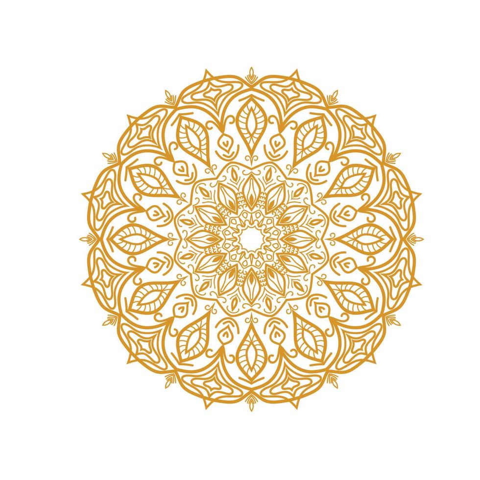 mandala logo art symbole icône vecteur