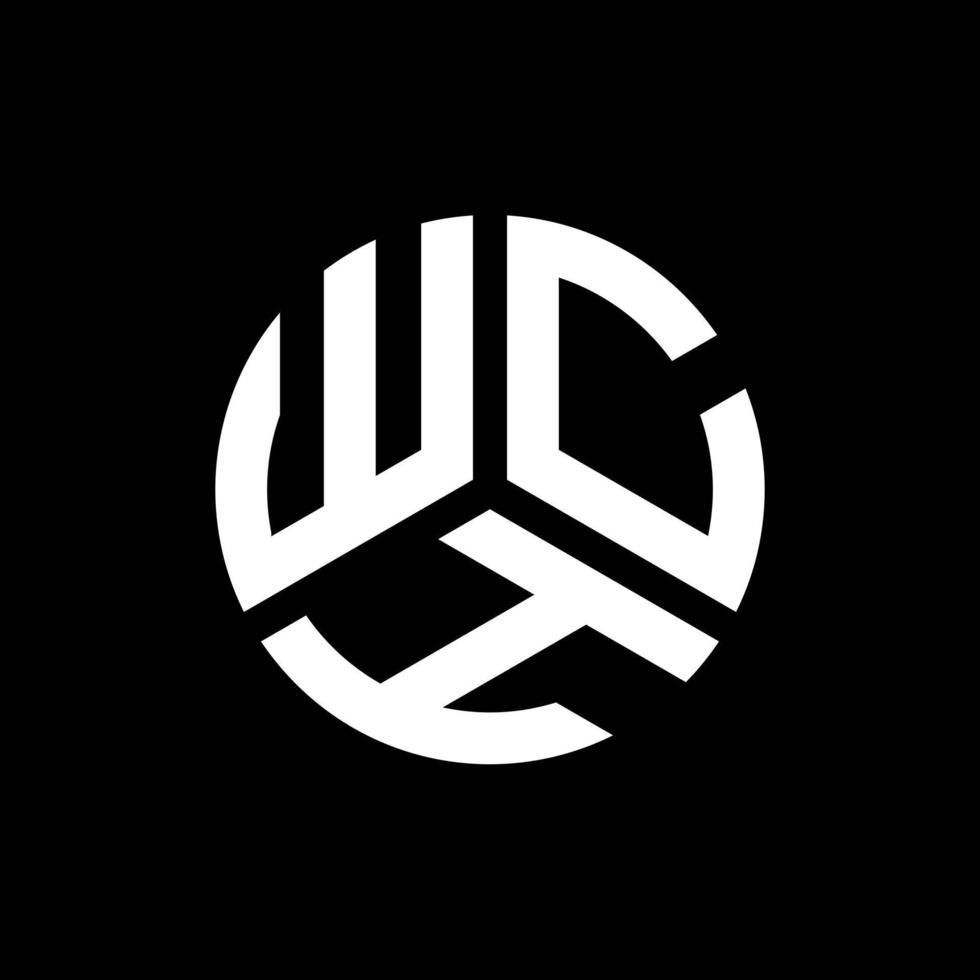 création de logo de lettre ww sur fond noir. wc concept de logo de lettre initiales créatives. quelle conception de lettre. vecteur