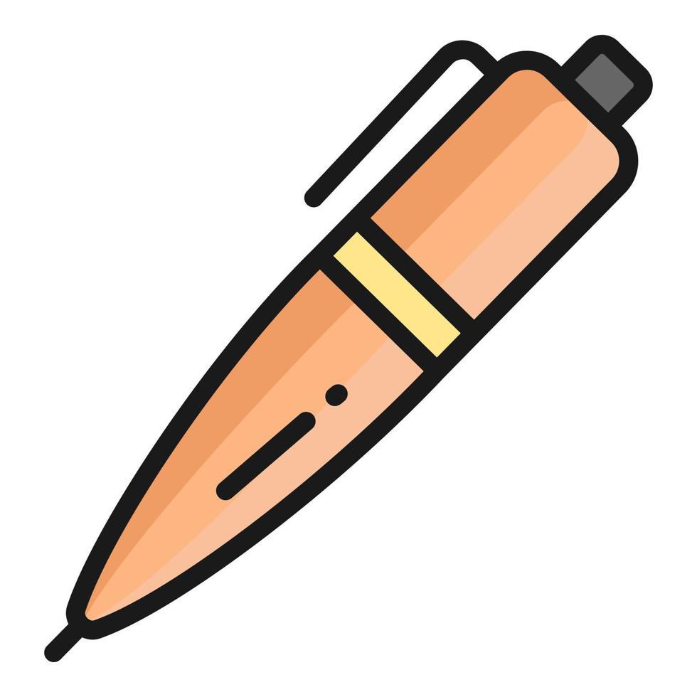 icône de vecteur de stylo, icône de l'école et de l'éducation