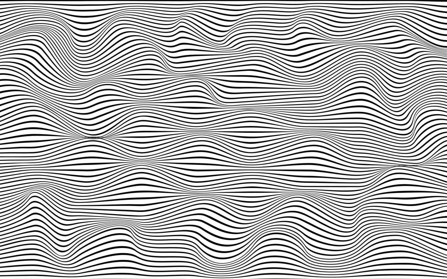 motif abstrait de lignes de vague. illustration vectorielle.eps10 vecteur