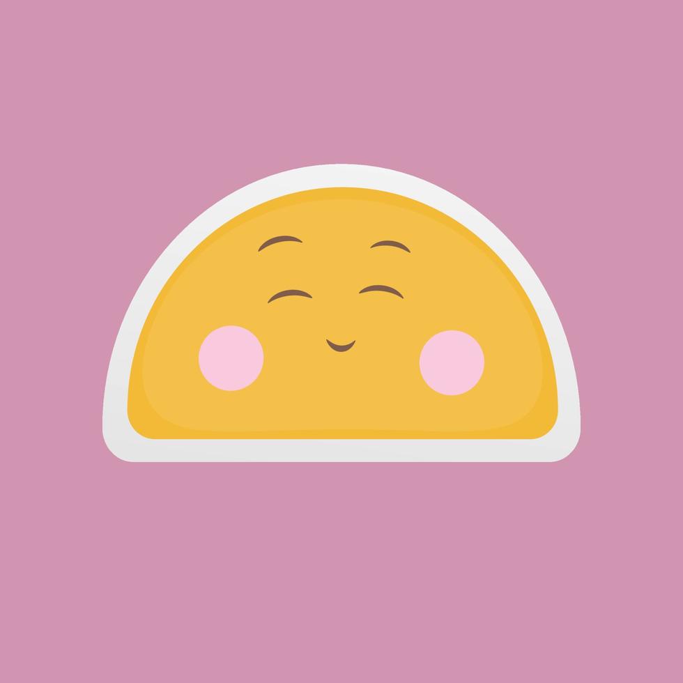 icône emoji mignon vecteur
