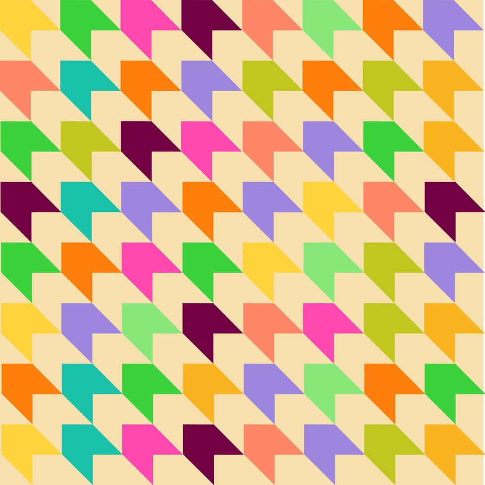 abstrait coloré motif géométrique sans couture. vecteur