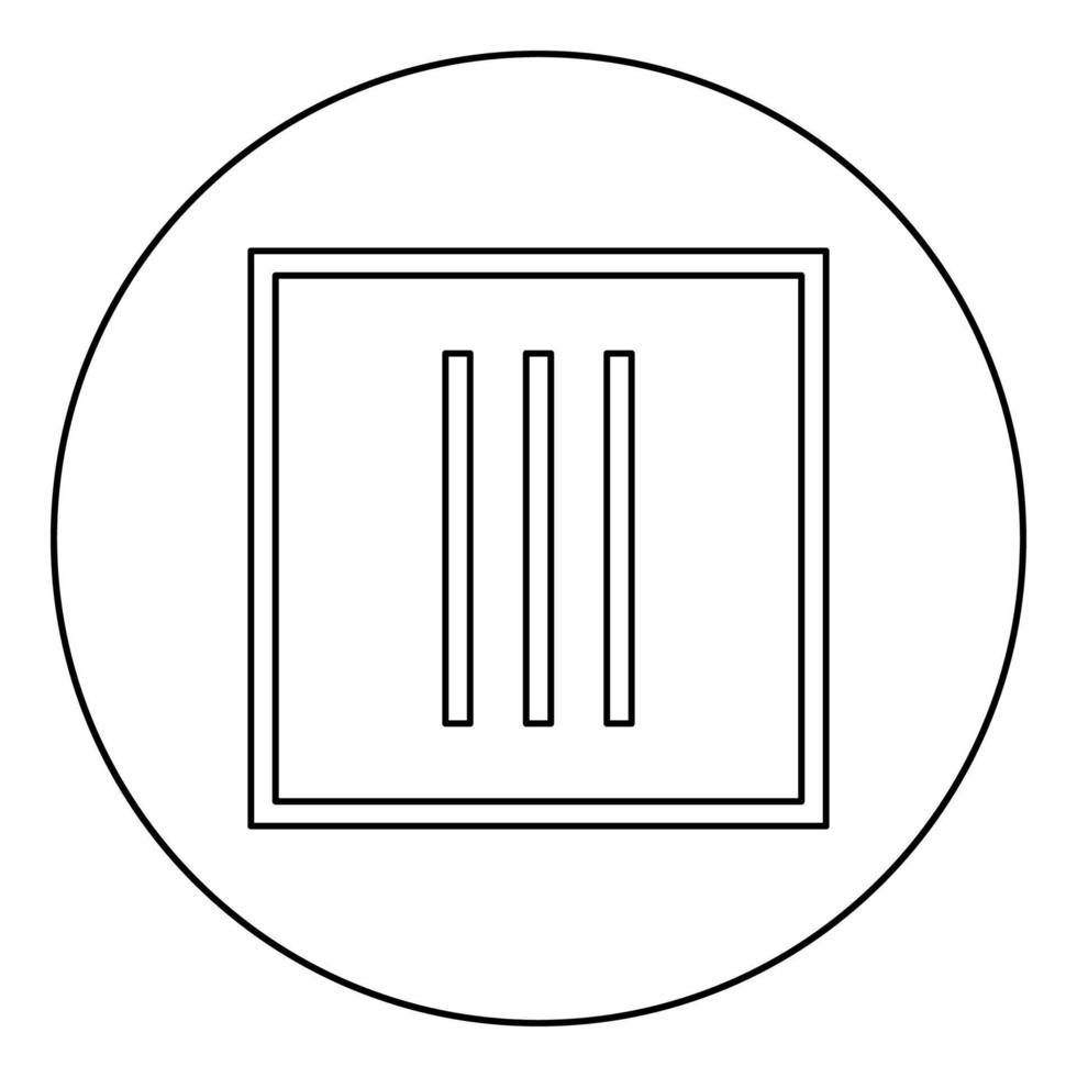 séchage sans essorage symboles d'entretien des vêtements concept de lavage icône de signe de blanchisserie en cercle contour rond illustration vectorielle de couleur noire image de style plat vecteur