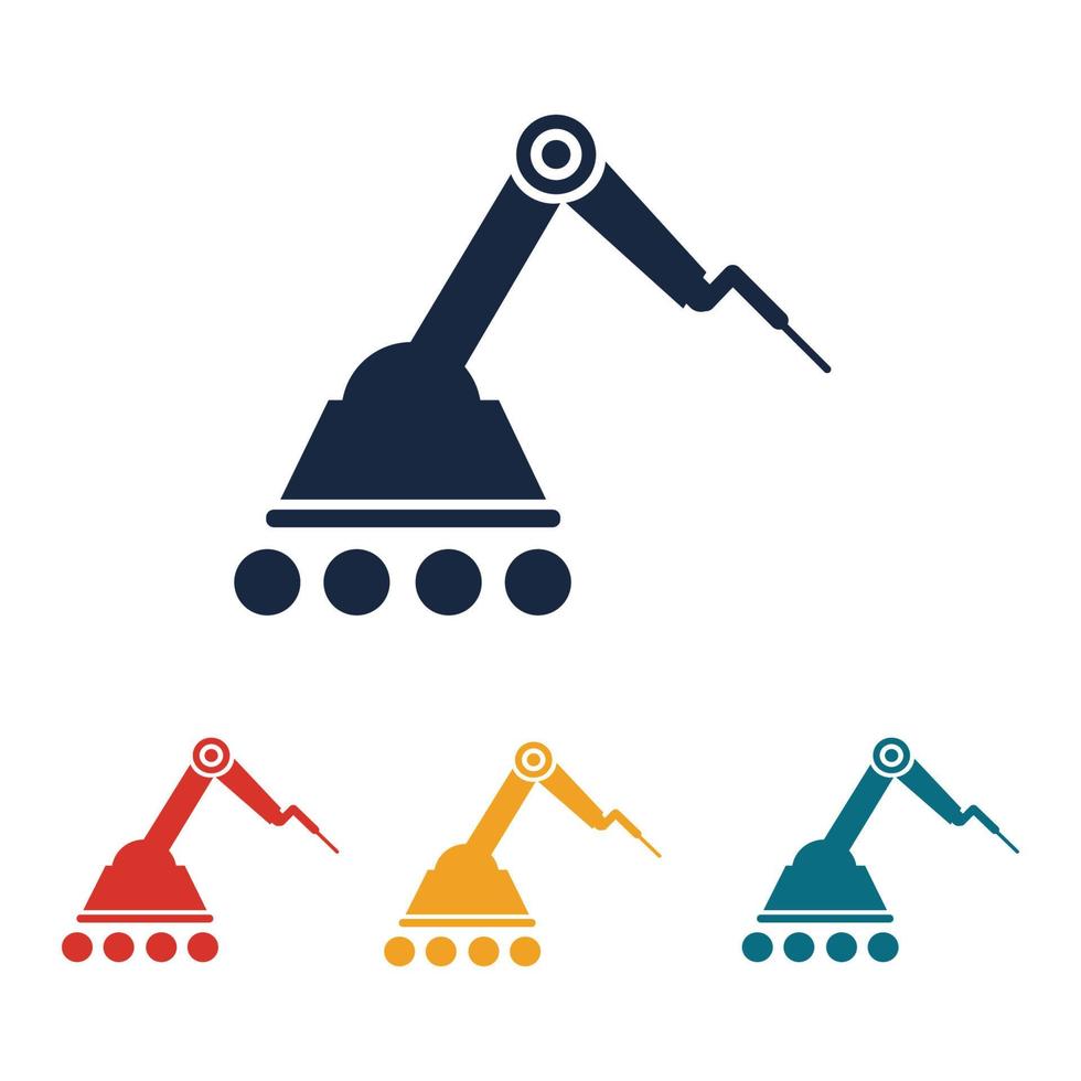 logo vectoriel de bras robotique