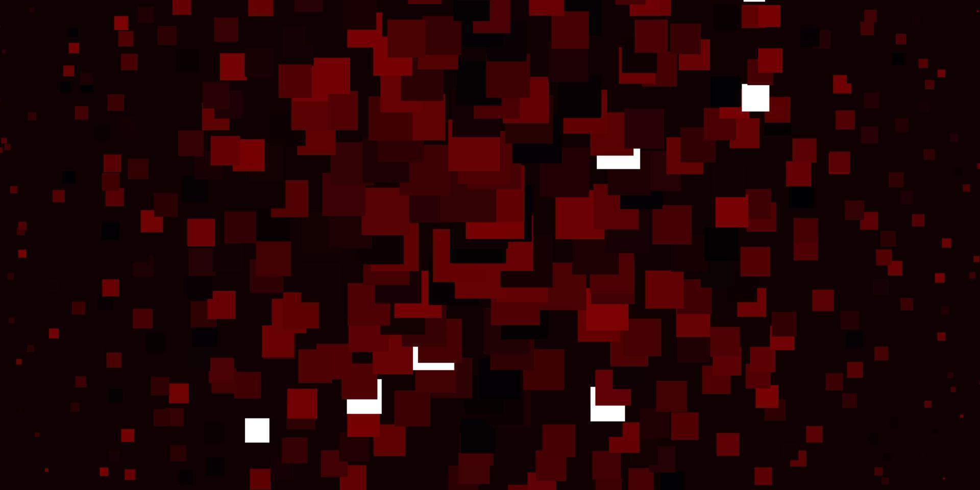 texture de vecteur rouge clair dans un style rectangulaire.