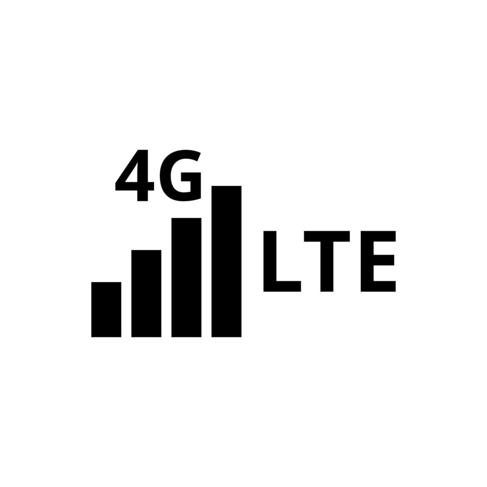 icône de vecteur 4g lte