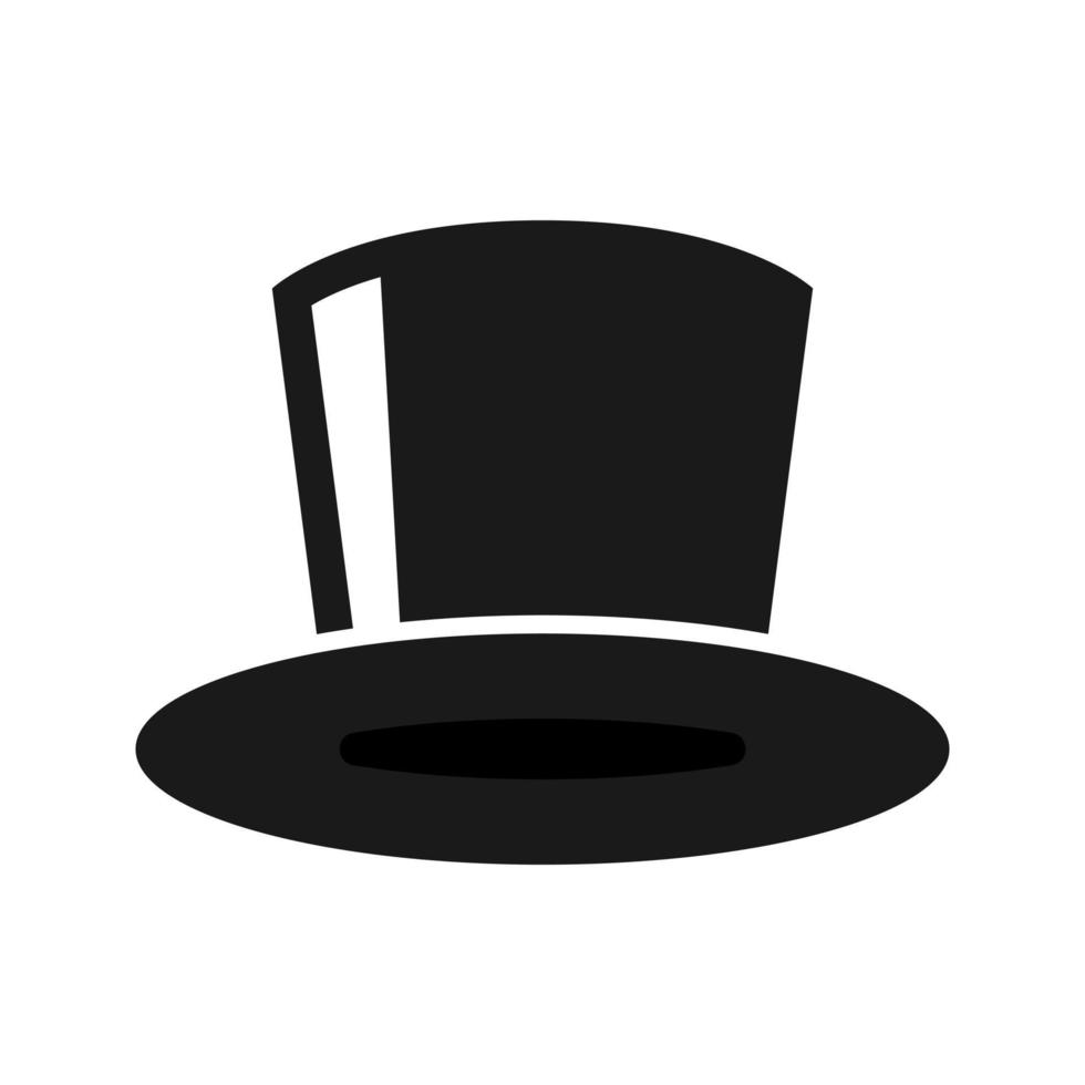 icône de vecteur de chapeau haut de forme magique