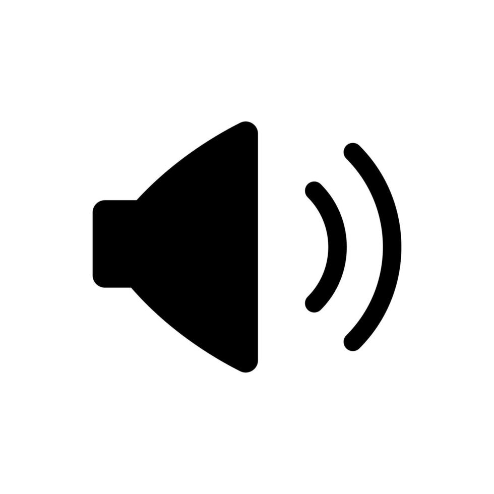 icône de haut-parleur audio vecteur