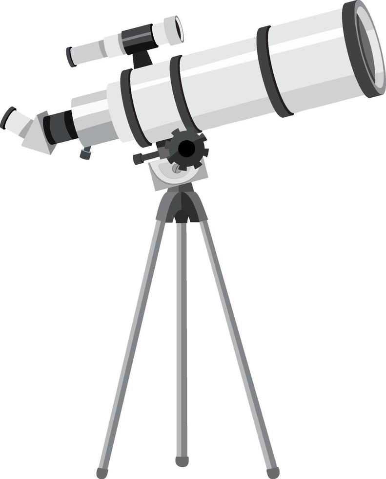 télescope avec trépied vecteur