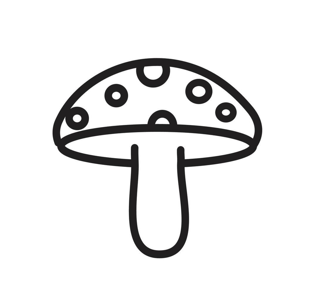 illustration de conception de logo vectoriel icône champignon