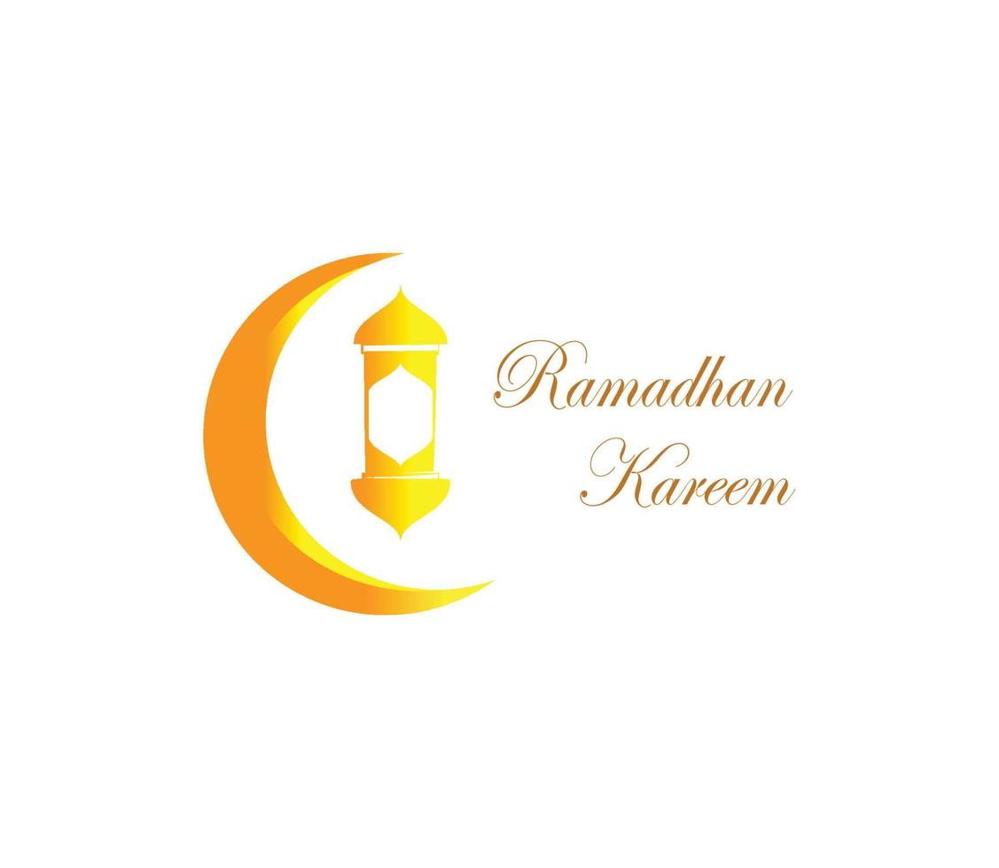 modèle de conception de logo icône ramadan kareem vecteur