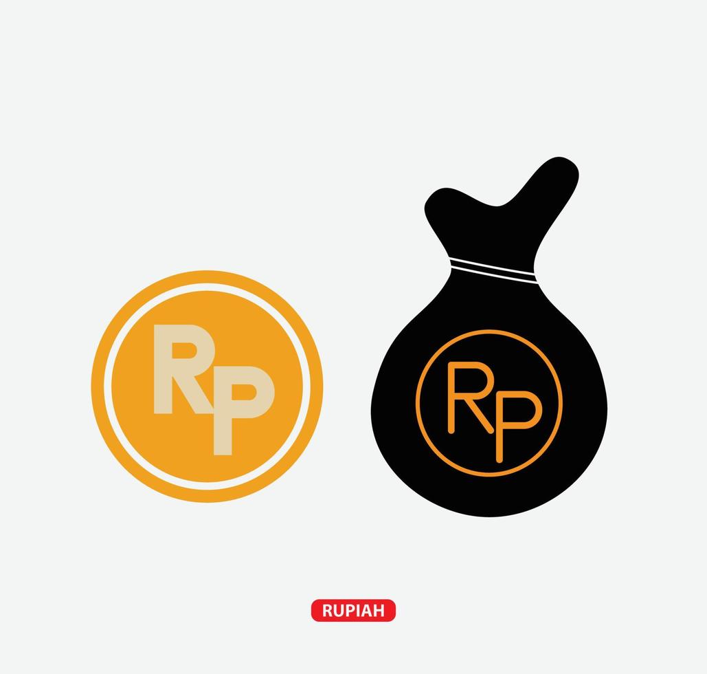 modèle de conception de logo vectoriel icône argent