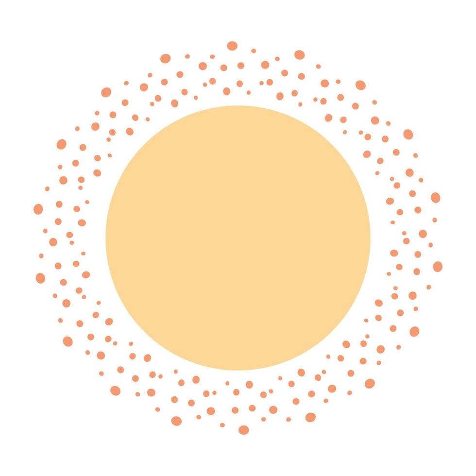 soleil bébé impression boho minimaliste imprimé mur art géométrique coucher de soleil impression art bohème illustration vectorielle vecteur