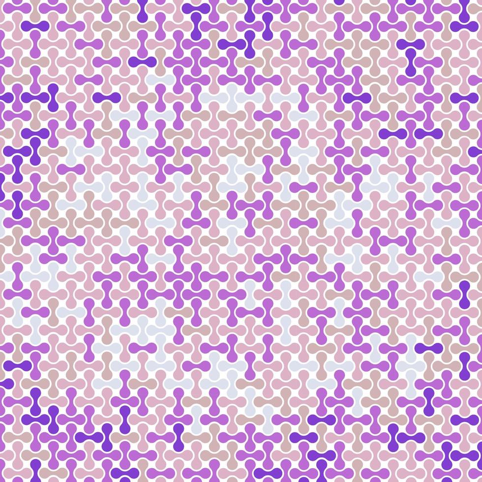 formes de vecteur abstrait coloré avec une petite couleur bleue et rose dans une texture transparente géométrique metaball sur fond blanc