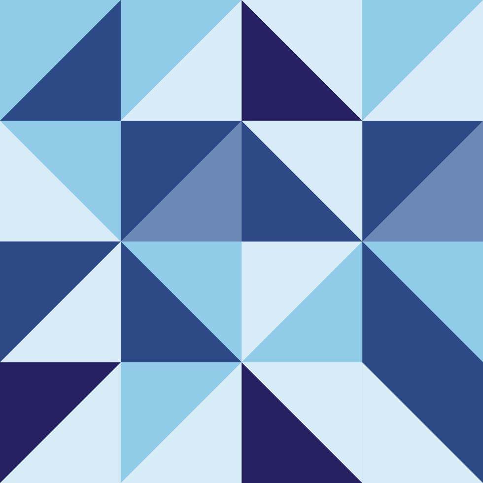 conception d'arrière-plan de style mosaïque abstraite géométrique bleue avec style de formes enchevêtrées et vecteur d'éléments abstraits, conception de motif géométrique utilisée, arrière-plan, paquets, fonds d'écran, modèle, image vectorielle