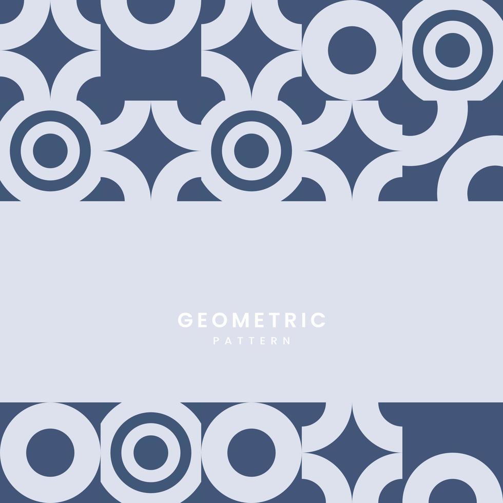 formes bleues sur fond blanc, style de motif géométrique moderne. pour le modèle de conception de présentation technologique, le modèle de brochure ou de dépliant, ou la bannière Web géométrique, vecteur, illustration vecteur