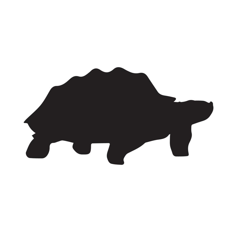 tortue tortue silhouette art vecteur