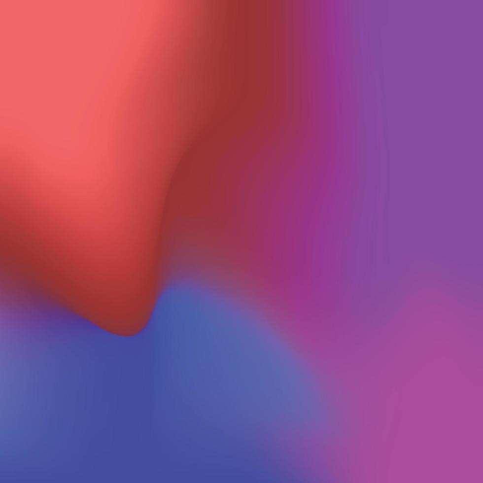 élégant mouvement ondulé rouge bleu fluide mélangé dégradé abstrait background.eps vecteur