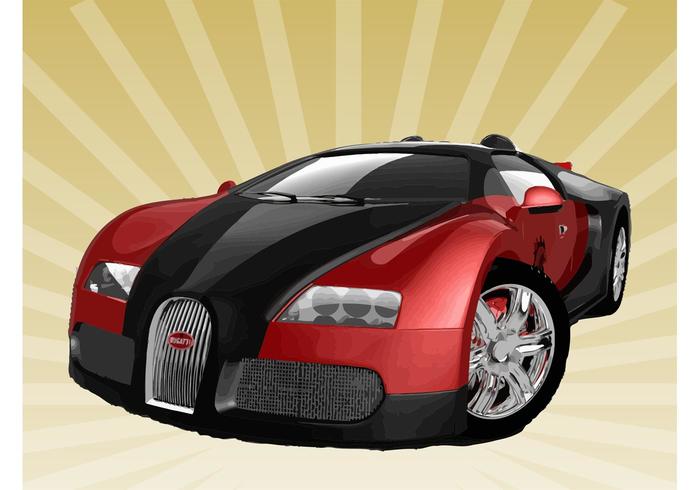 Bugatti Veyron vecteur