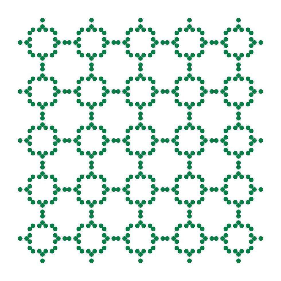 fond d'écran motif pointillé vert vecteur