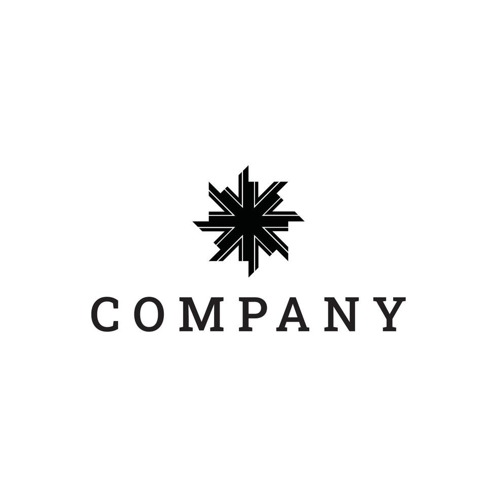 logo élégant minimaliste pour cabinet comptable, professionnel et classique vecteur
