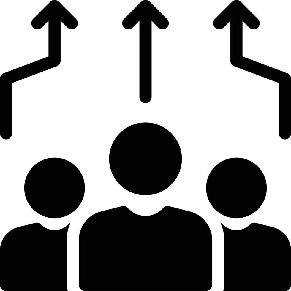 illustration vectorielle de croissance du personnel sur un background.symboles de qualité premium. icônes vectorielles pour le concept et la conception graphique. vecteur