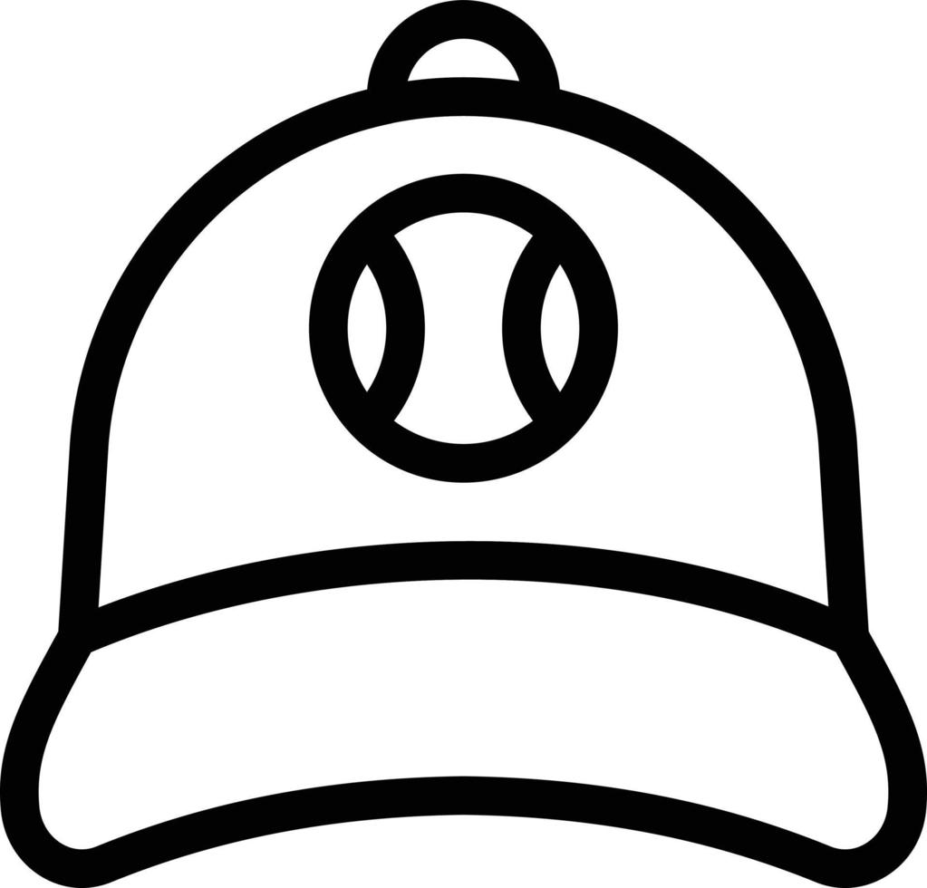 illustration vectorielle de casquette sur un fond. symboles de qualité premium. icônes vectorielles pour le concept et la conception graphique. vecteur
