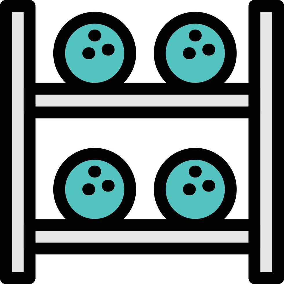 illustration vectorielle de bowling sur un background.symboles de qualité premium. icônes vectorielles pour le concept et la conception graphique. vecteur