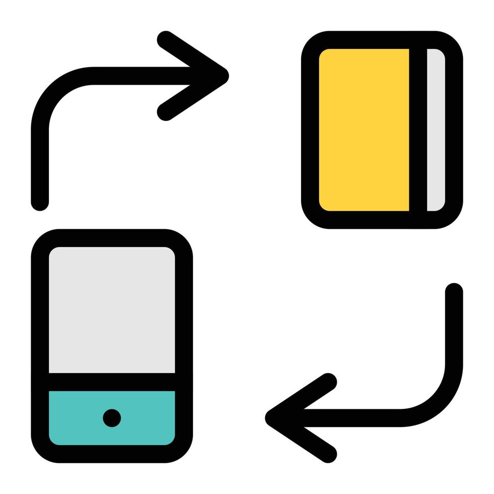 illustration vectorielle de paiement mobile sur fond symboles de qualité premium. icônes vectorielles pour le concept et la conception graphique. vecteur