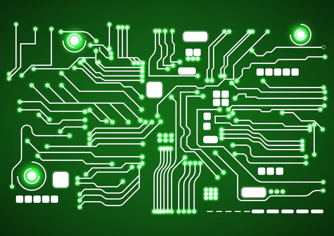 illustration de conception graphique technologie de schéma de circuit numérique pour fond d'écran illustration vectorielle vecteur