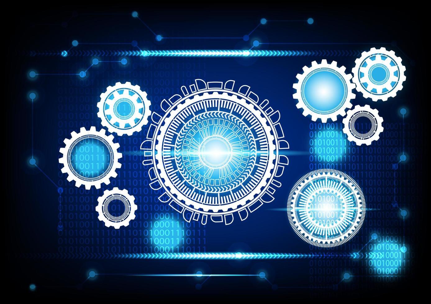 illustration de conception graphique technologie de schéma de circuit numérique pour fond d'écran illustration vectorielle vecteur