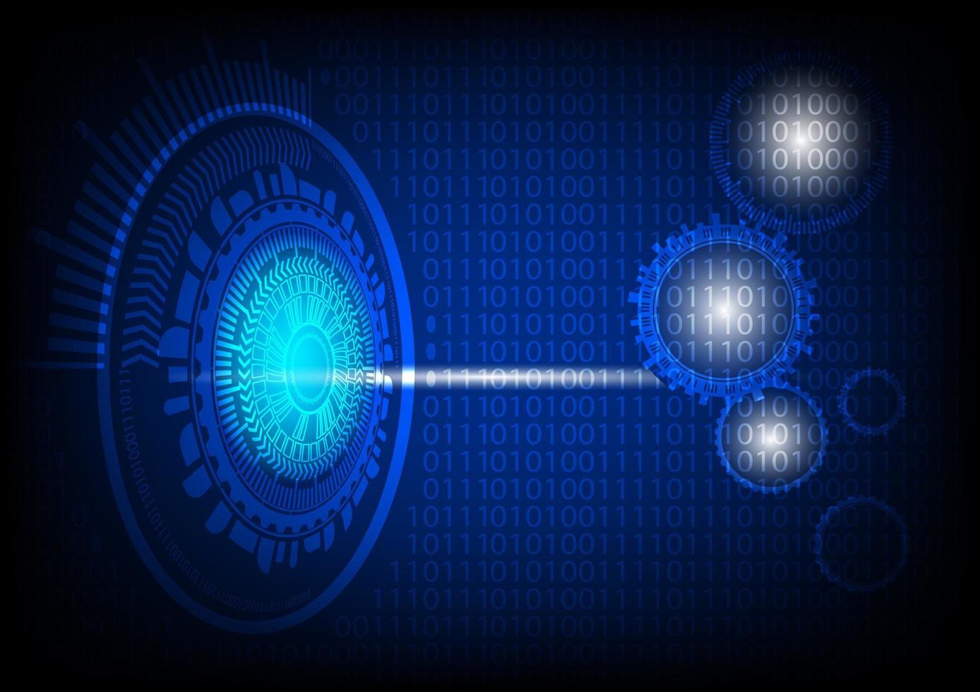 illustration de conception graphique technologie de schéma de circuit numérique pour fond d'écran illustration vectorielle vecteur