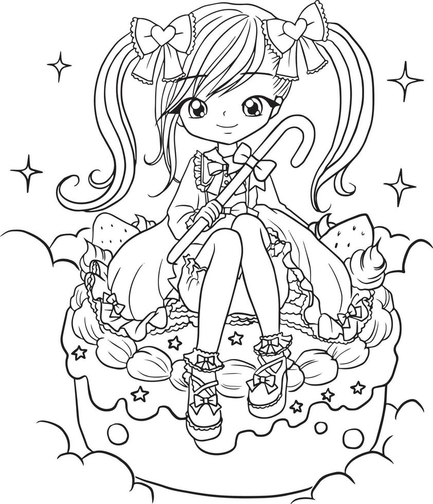 Coloriage Princesse