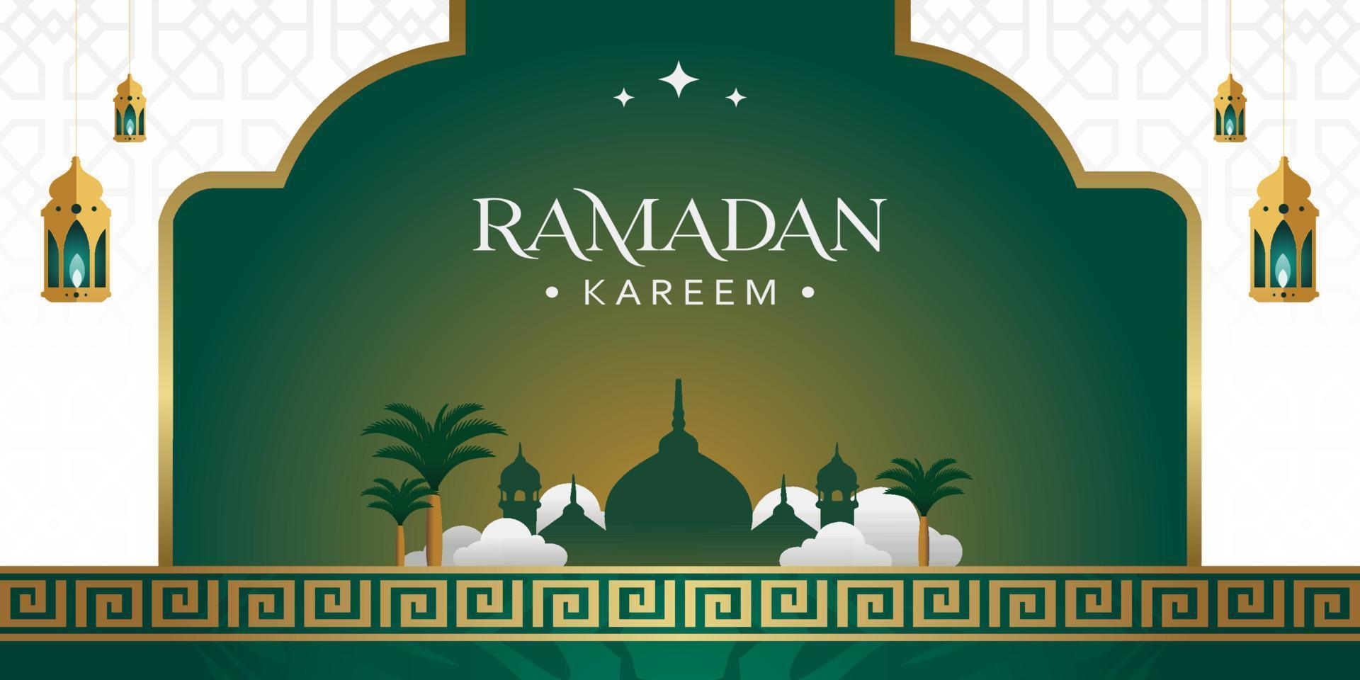 conception de fond ramadan kareem. illustration vectorielle pour cartes de voeux, affiches et bannières vecteur