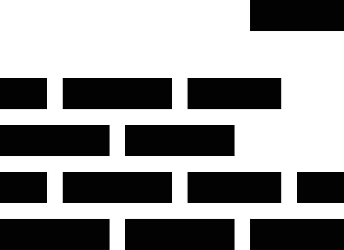illustration vectorielle de mur de briques sur fond. symboles de qualité premium. icônes vectorielles pour le concept et la conception graphique. vecteur
