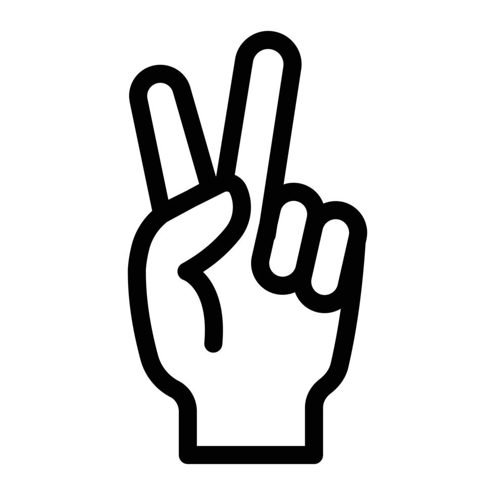 illustration vectorielle de geste de la main sur un fond. symboles de qualité premium. icônes vectorielles pour le concept et la conception graphique. vecteur