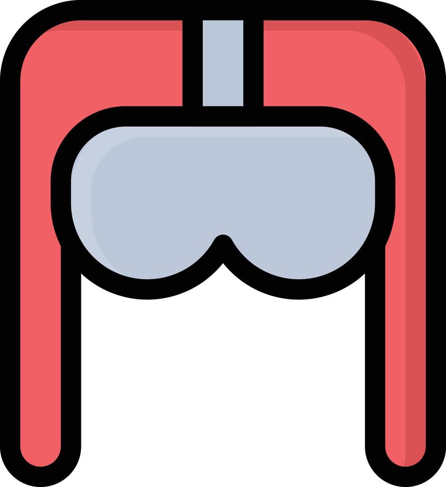 illustration vectorielle de casque sur un fond. symboles de qualité premium. icônes vectorielles pour le concept et la conception graphique. vecteur