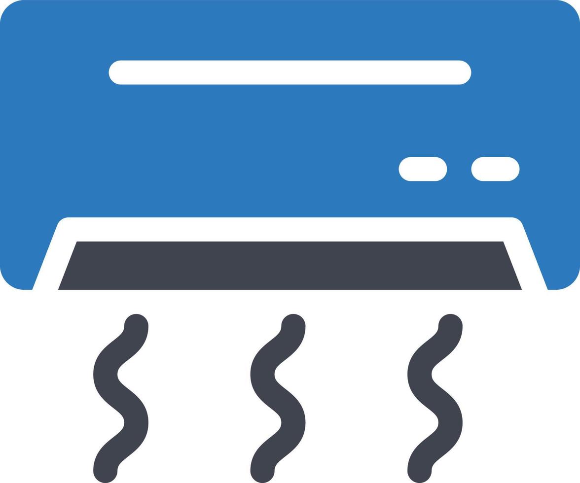 illustration vectorielle de climatiseur sur fond symboles de qualité premium. icônes vectorielles pour le concept et la conception graphique. vecteur