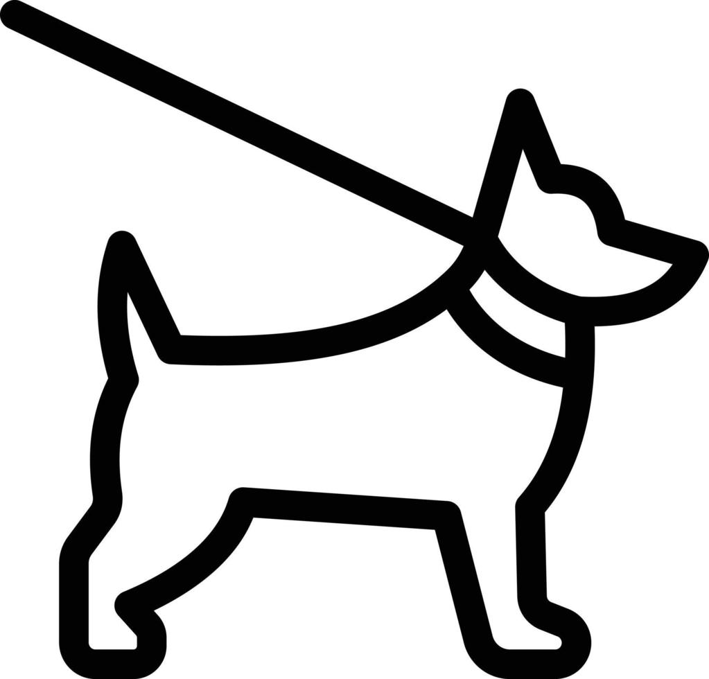 illustration vectorielle de chien sur un fond. symboles de qualité premium. icônes vectorielles pour le concept et la conception graphique. vecteur