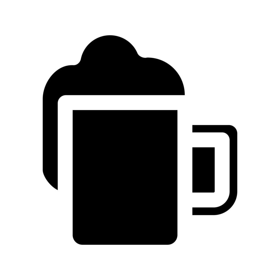 icône de verre à bière vecteur