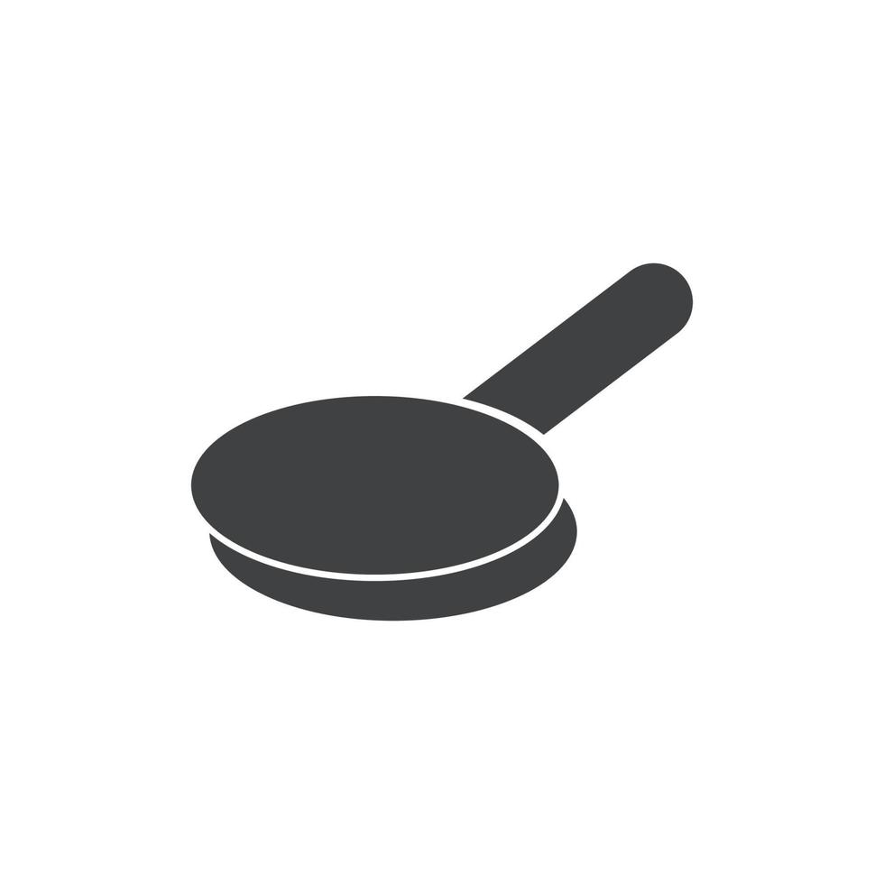 vecteur de logo de cuisson à la poêle