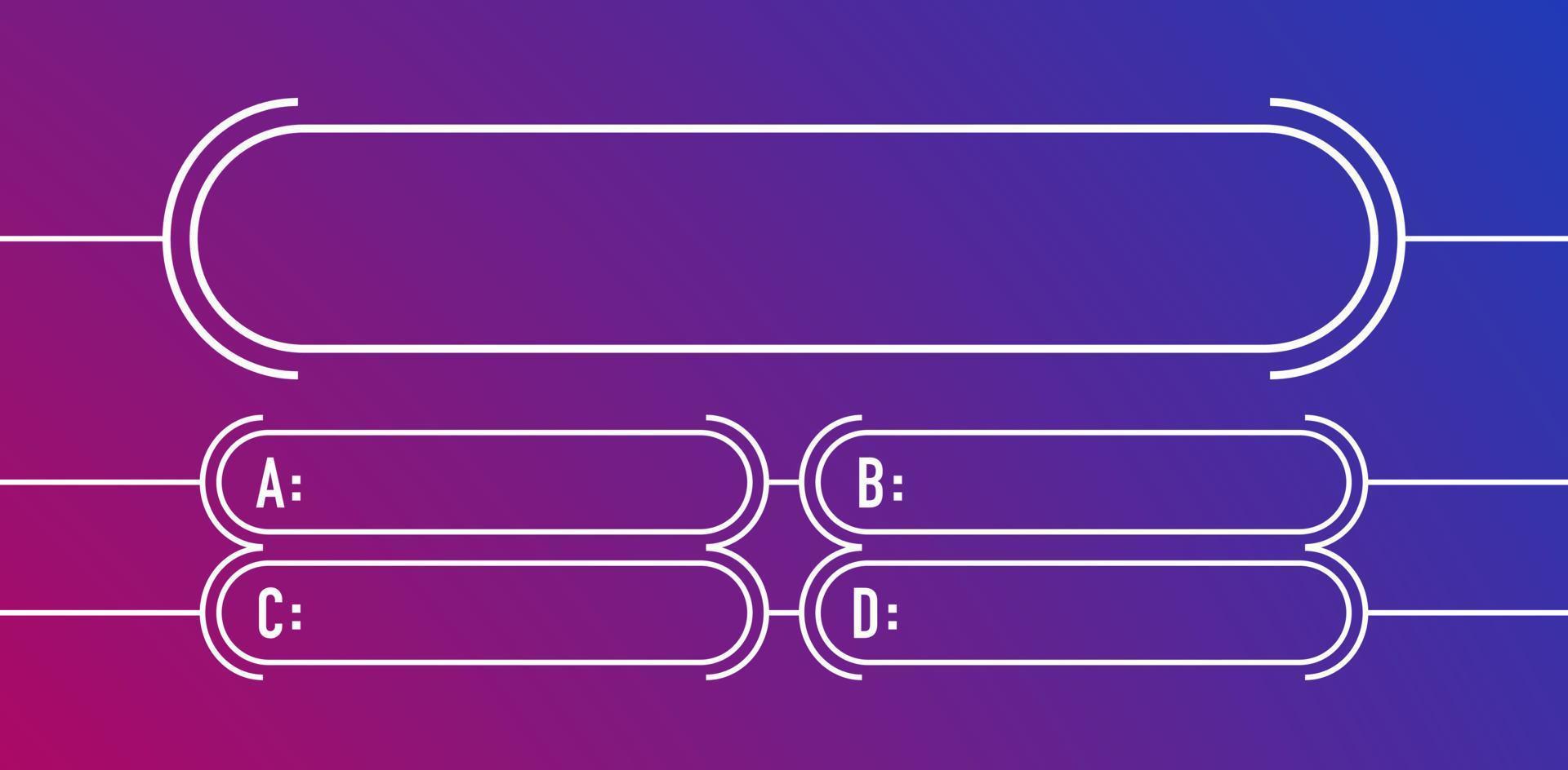 questions et réponses de style moderne vecteur