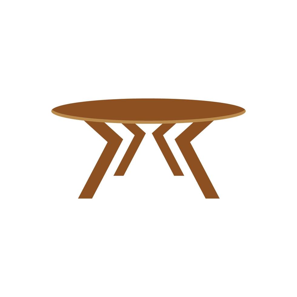 table vector logo icône objet fond illustration