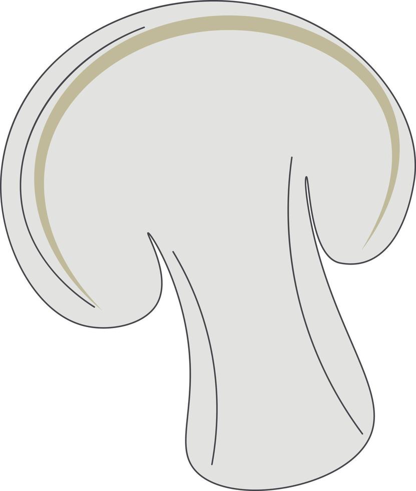 champignon illustration vectorielle dessinés à la main vecteur