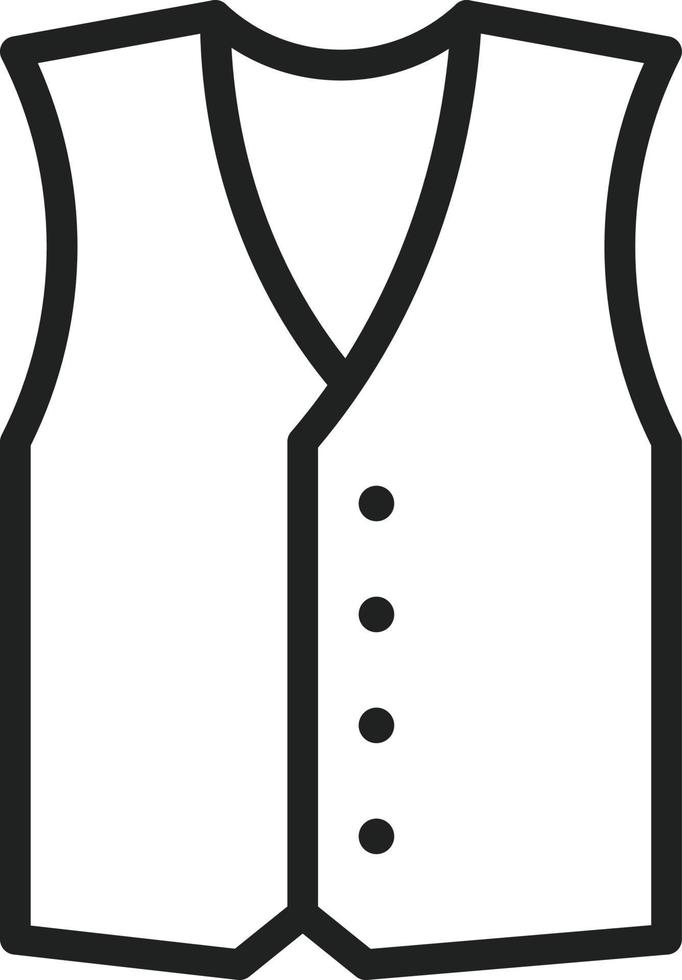 icône de ligne de vase vecteur