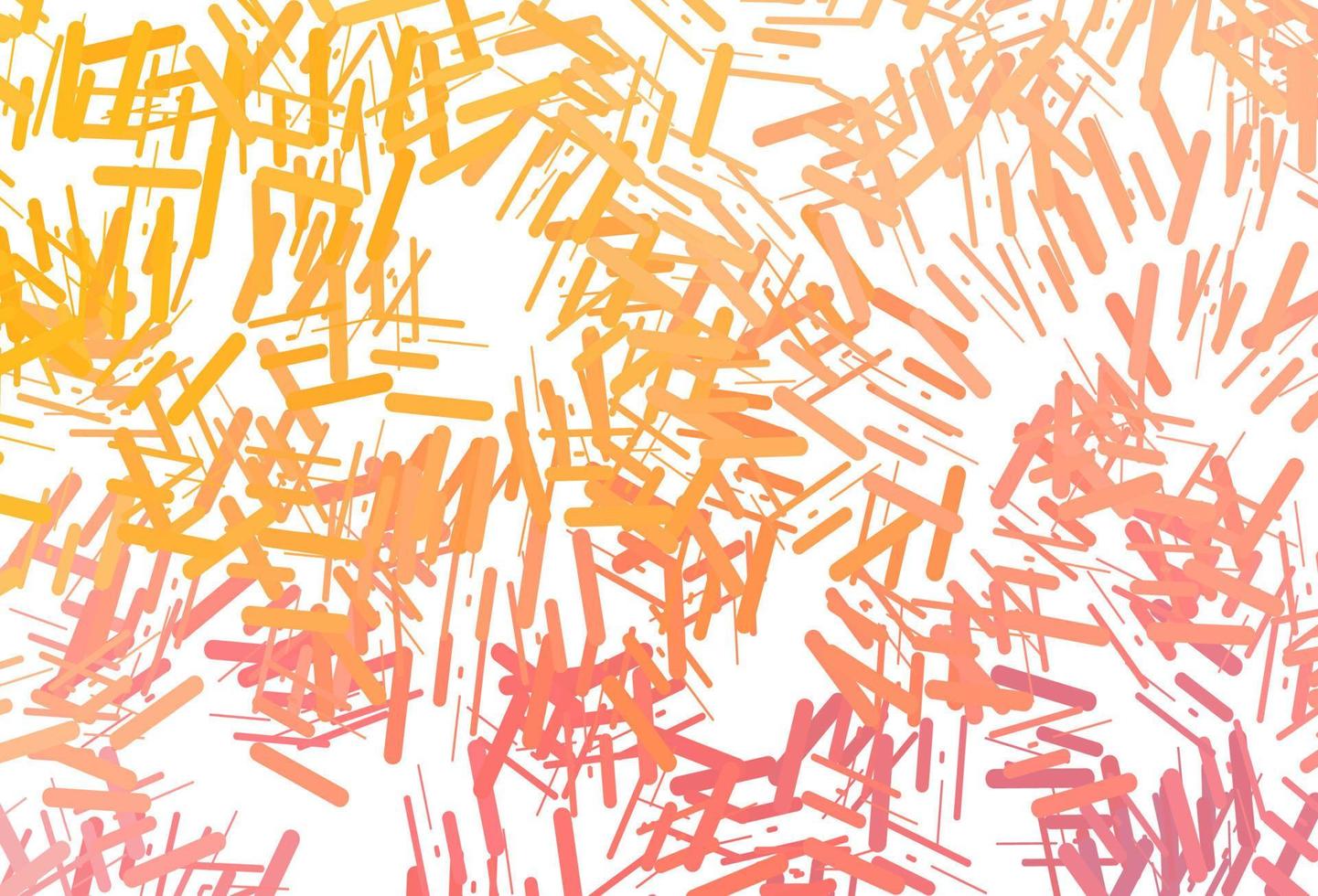 toile de fond de vecteur jaune foncé, orange avec de longues lignes.