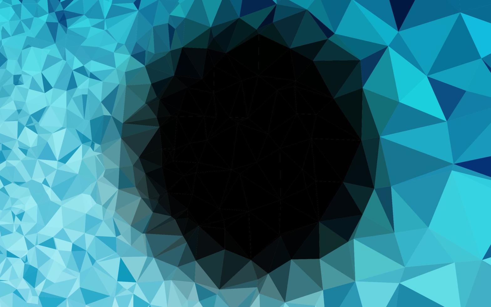 modèle polygonal de vecteur bleu clair.