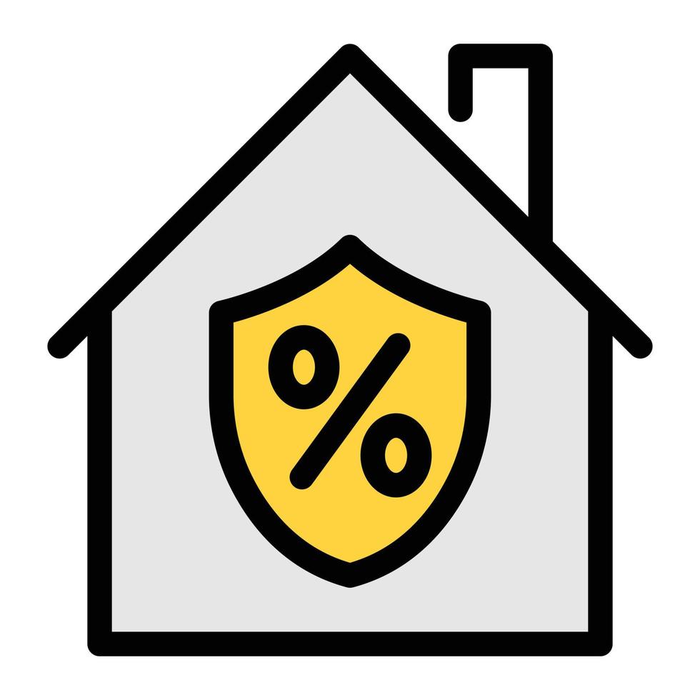 illustration vectorielle de l'immobilier sur un fond. symboles de qualité premium. icônes vectorielles pour le concept et la conception graphique. vecteur